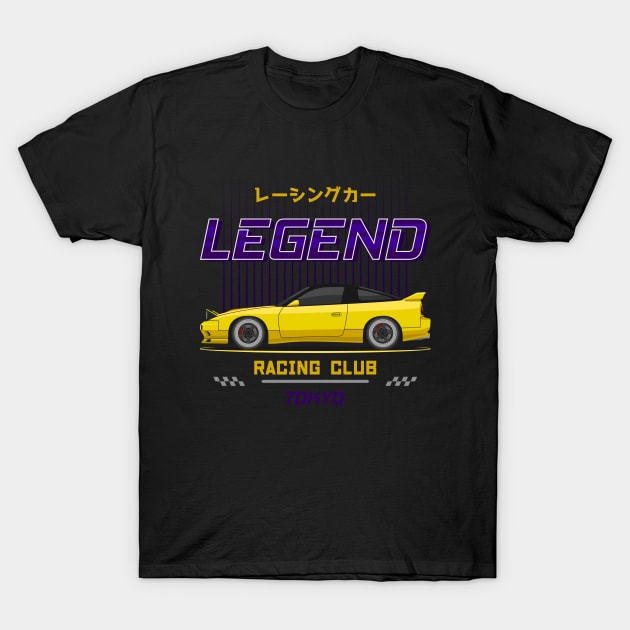 Tuner Yellow S13 JDM T-Shirt by GoldenTuners